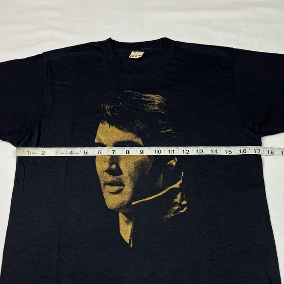 Vtg Elvis Presley Womens T-Shirt Medium 80s HBO One Night With You B3 - Picture 7 of 7
